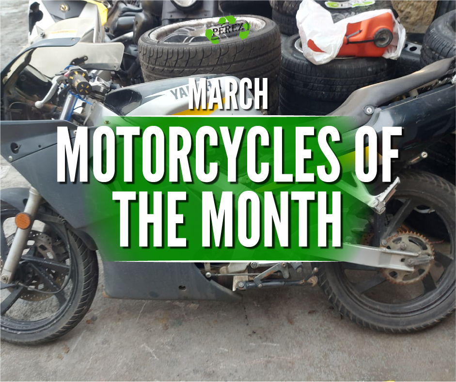 Yamaha TZR 49 Dismantling in Mallorca: Motorcycles of the Month at Reciclajes y Metales Pérez