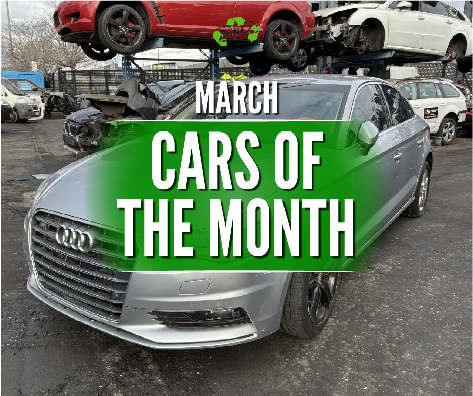 Audi A3 dismantling in Mallorca: cars of the month at Reciclajes y Metales Pérez